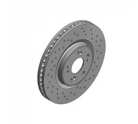 2x Brake disc internally vented 280.3178.52 ZIMMERMANN for HONDA ACCORD VIII