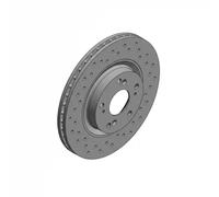 2x Brake disc internally vented 280.3184.52 ZIMMERMANN for HONDA CR-V Mk II