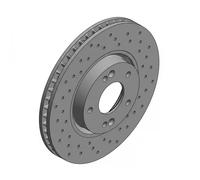 2x Brake disc internally vented 285.3513.52 ZIMMERMANN for HYUNDAI KIA