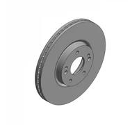 2x Brake disc internally vented 285.3516.20 ZIMMERMANN for KIA HYUNDAI