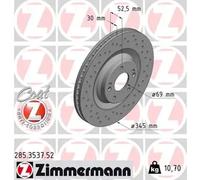 ZIMMERMANN 285.3537.52 Brake disc
