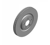 2x Brake disc internally vented 290.2264.20 ZIMMERMANN for JAGUAR XF I XJ