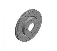 2x Brake disc internally vented 380.2168.52 ZIMMERMANN for MITSUBISHI LANCER VII
