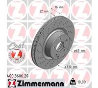ZIMMERMANN 400.3606.20 Brake disc