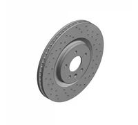 2x Brake disc internally vented 430.2647.52 ZIMMERMANN for OPEL