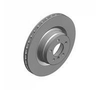 2x Brake disc internally vented 450.5204.20 ZIMMERMANN for LAND ROVER