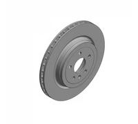 2x Brake disc internally vented 550.5600.20 ZIMMERMANN for TESLA MODEL S MODEL X
