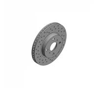 2x Brake disc internally vented 590.2808.52 ZIMMERMANN for TOYOTA YARIS/VITZ