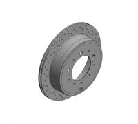 2x Brake disc internally vented 590.2817.52 ZIMMERMANN for TOYOTA