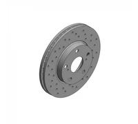 2x Brake disc internally vented 590.2818.52 ZIMMERMANN for TOYOTA COROLLA Saloon