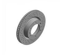 2x Brake disc internally vented 590.2833.52 ZIMMERMANN for TOYOTA