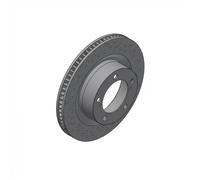 2x Brake disc internally vented 590.2835.52 ZIMMERMANN for TOYOTA