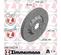 ZIMMERMANN Brake disc VW,AUDI,SKODA 600.3262.70 1K0615301AD,3C0615301C,3C0615301D Brake rotor,Brake discs,Brake rotors 5Q0615301C,5Q0615301G,8S0615301