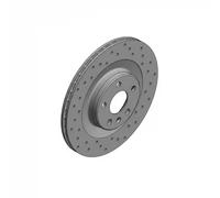 2x Brake disc internally vented 610.3728.52 ZIMMERMANN for VOLVO POLESTAR
