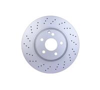 2x Brake disc internally vented 8DD 355 115-011 HELLA for MERCEDES-BENZ S-CLASS
