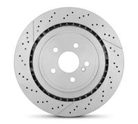 2x Brake disc internally vented 8DD 355 126-871 HELLA for MERCEDES-BENZ CLS