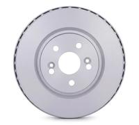 2x Brake disc internally vented 8DD 355 128-861 HELLA for RENAULT MEGANE II