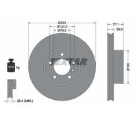 TEXTAR 92058300 Brake disc