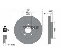 TEXTAR 92059405 Brake disc