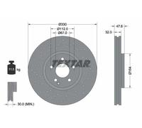 TEXTAR 92124105 Brake disc