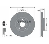 TEXTAR 92140903 Brake disc