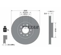 TEXTAR 92145303 Brake disc
