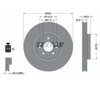 Textar 92150605 Brake Disc