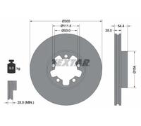 TEXTAR 92151903 Brake disc