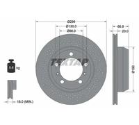 Textar 92165303 Brake Disc
