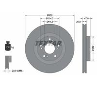 2x New Brake Disc for HONDA:CIVIC VIII Hatchback 45251SMTE00