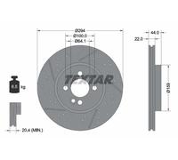TEXTAR 92196703 Brake disc