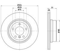 TEXTAR 92201903 Brake disc