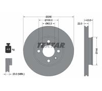 TEXTAR 92237903 Brake disc