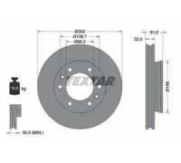 TEXTAR 92253403 Brake disc