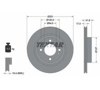 TEXTAR 92278003 Brake disc