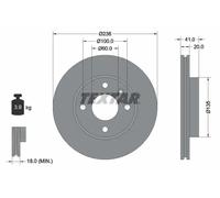 Textar 92278703 Brake Disc