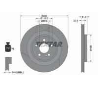 TEXTAR 92290605 Brake disc