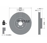 TEXTAR 92293505 Brake disc