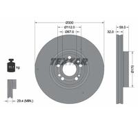 TEXTAR 92307105 Brake disc