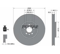 Textar 92308105 Brake Disc