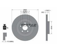 TEXTAR 92309703 Brake disc