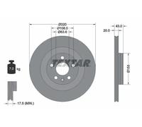TEXTAR 92309703 Brake disc