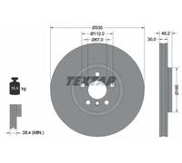 TEXTAR 92316205 Brake disc