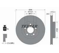 Textar 92323505 Brake Disc
