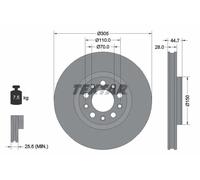 TEXTAR 92326305 Brake disc