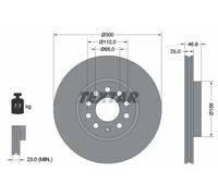 TEXTAR 92333103 Brake disc