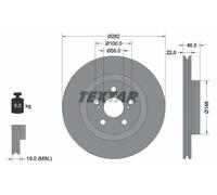 TEXTAR 92333503 Brake disc