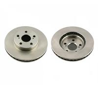 2x Brake disc internally vented J3302158 NIPPARTS for TOYOTA PRIUS Liftback