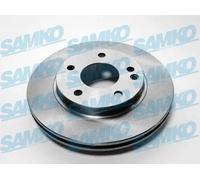2x Brake disc internally vented M2591V SAMKO for MERCEDES-BENZ A-CLASS