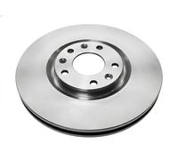 2x Brake disc internally vented P1017V SAMKO for PEUGEOT RCZ